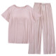 Modal bra padded trousers ສັ້ນ trousers ເສັ້ນ ເສັ້ນ ແນວ ຕັ້ງ pajamas ສໍາ ລັບ summer ແມ່ ຍິງ