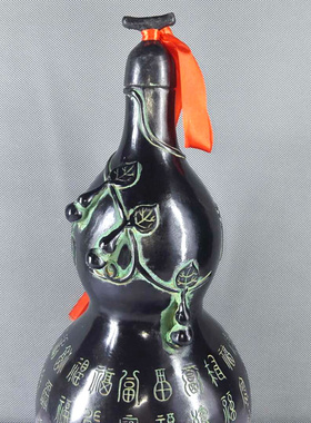 客厅书房摆件福寿宝葫芦镇宅古玩