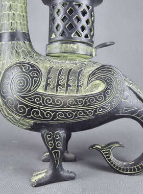 客厅青铜器摆件金属铜锌祝福仿古