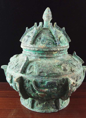 镇宅兽面纹礼品仿古青铜器