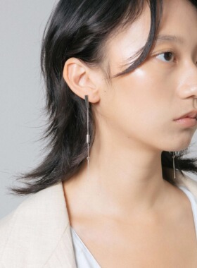 theECHO唤应现代钛钢男女耳环