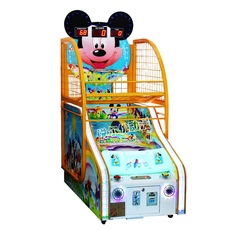 Electronic Scoring Mickey Folding Indoor Equipment Shooting Machine