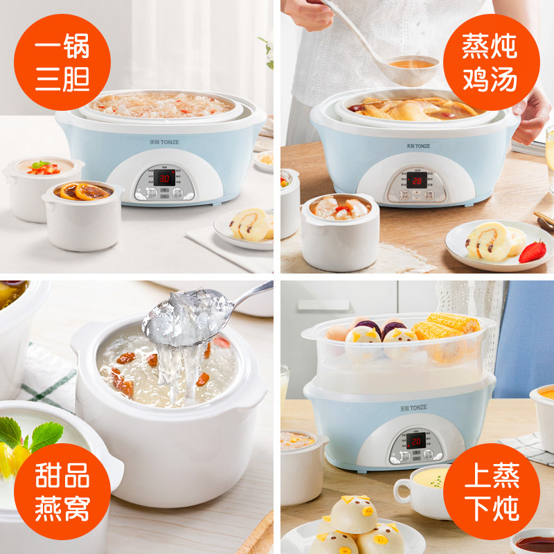 天际电炖炖锅陶瓷炖汤煮粥煲汤锅 天际凯盈电炖/煮粥锅/文火炉