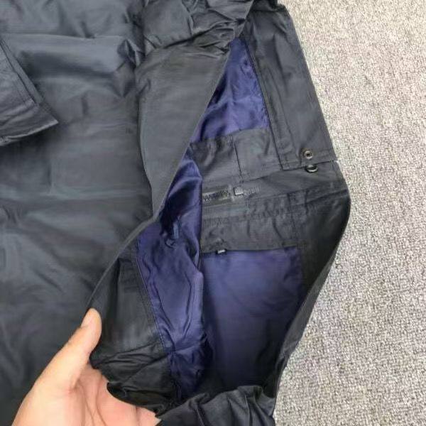 二手老092舰挺防寒服外罩可以当雨衣防水套装藏青色户外分体透气,淘宝优惠券,粉丝福利购,淘宝优惠卷