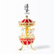 Mechanical Music Box Carousel Metal Enamel