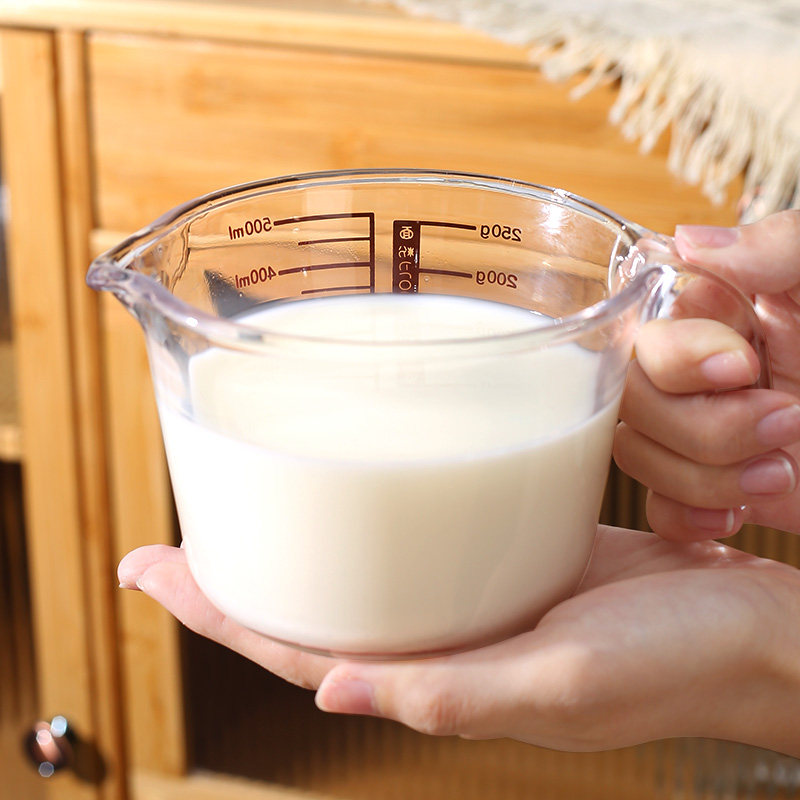 量杯带刻度家用食品级耐高温厨房打鸡蛋烘焙透明玻璃杯早餐牛奶杯,淘宝优惠券,粉丝福利购,淘宝优惠卷