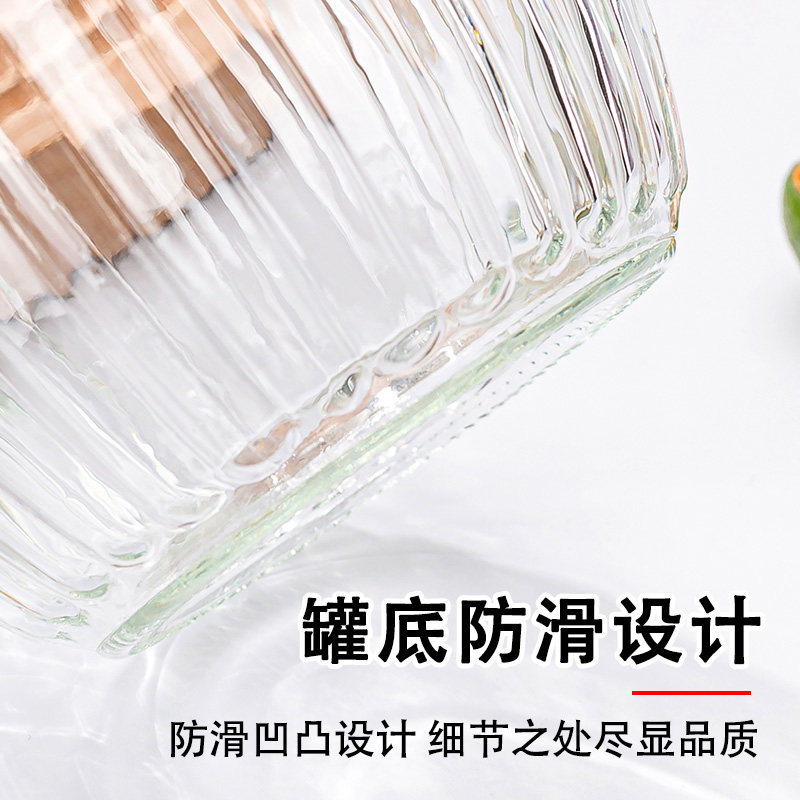 大号玻璃密封罐ins高颜值配盖家用大口径厨房腌咸菜泡菜坛储存罐 - 图2
