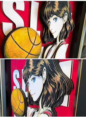 灌篮高手赤木晴子纸艺立体画