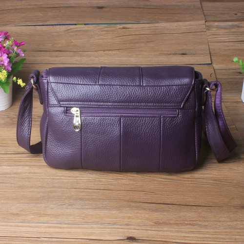 Коралловая кожаная сумка на одно плечо для отдыха, сумка через плечо, кошелек, из натуральной кожи