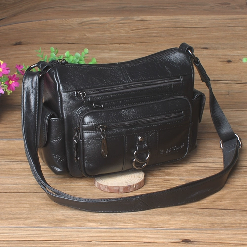 Сумка через плечо, кожаная сумка на одно плечо, небольшая сумка, из натуральной кожи, воловья кожа