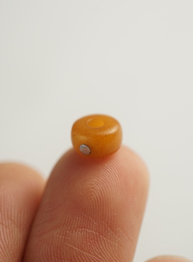 8mm藏式老型骨头隔珠隔片手工镶嵌铜钉西藏风格骨雕文玩配珠散珠
