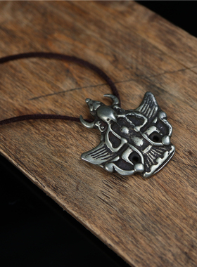 小号可随身佩戴西藏大鹏金翅鸟吊坠藏式护法脖挂坠颈饰项链吊坠