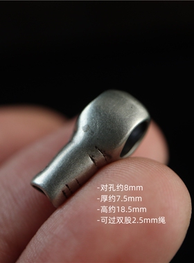 小尺寸大孔道潜水艇三通配件藏式佛珠配饰利玛铜一体佛头散珠配串