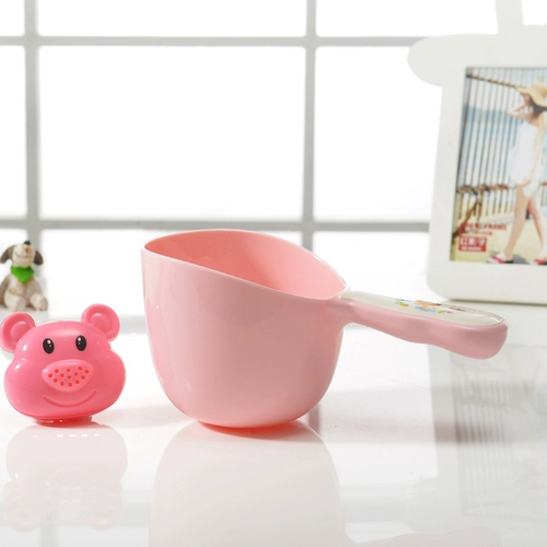 日康 Детский пластиковый банный ковш для мытья головы, увеличенная толщина