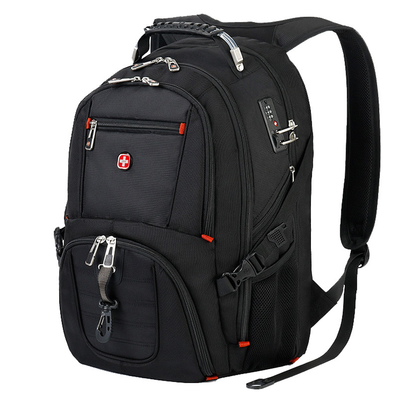 瑞士军士刀男电脑大容量防盗双肩包 瑞士军刀微旅箱包专柜双肩背包
