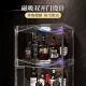 Wine cabinet living room 2026 new high-end home wall-mounted European-style small wine cabinet stainless steel display cabinet storage display rack
