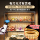 Folding and installation-free! LED light! Figure display cabinet!
