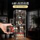 Wine cabinet living room 2026 new high-end home wall-mounted European-style small wine cabinet stainless steel display cabinet storage display rack