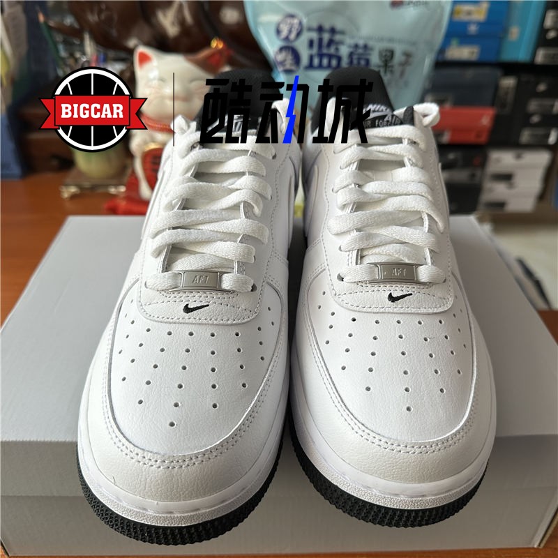 NIKE AIR FORCE 1 AF1 白黑男女低帮休闲板鞋DR9867-102 - 图1