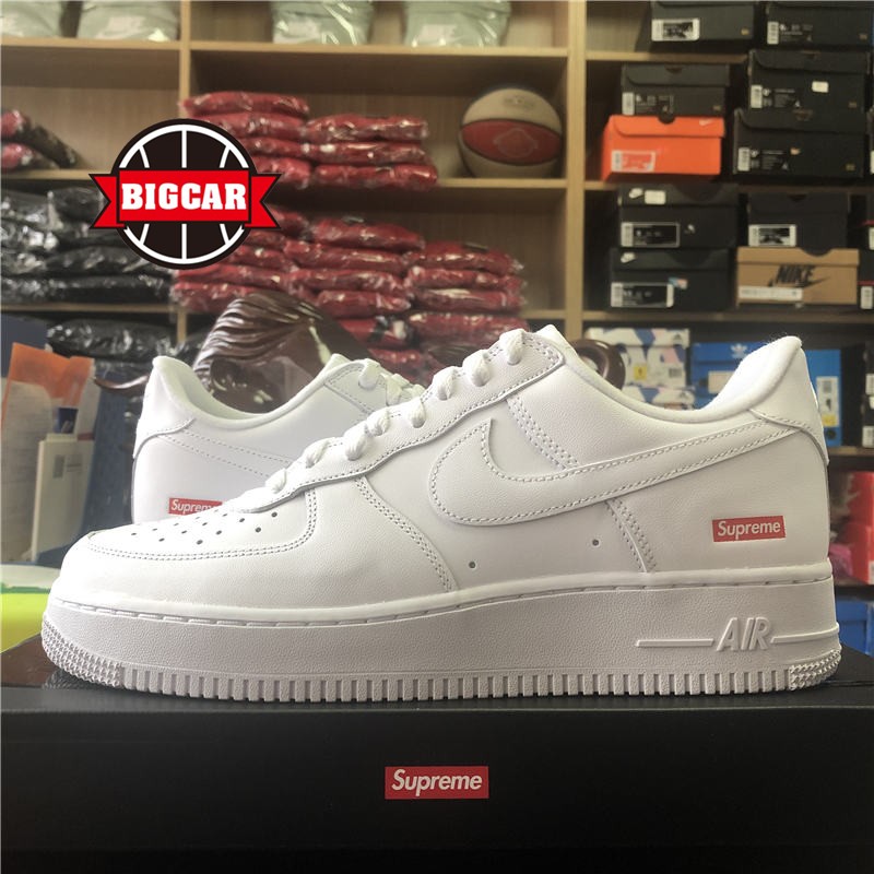 Nike Air Force 1 x Supreme AF1空军一号联名 CU9225-100 - 图0