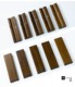 Fountain pen holder solid wood three-slot pen holder simple creative double-slot pen holder desktop storage ornament single-slot pen holder