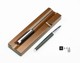 Fountain pen holder solid wood three-slot pen holder simple creative double-slot pen holder desktop storage ornament single-slot pen holder