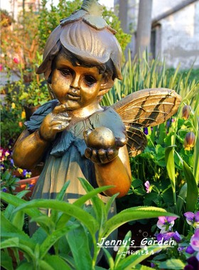 北欧童话摆件仿青铜