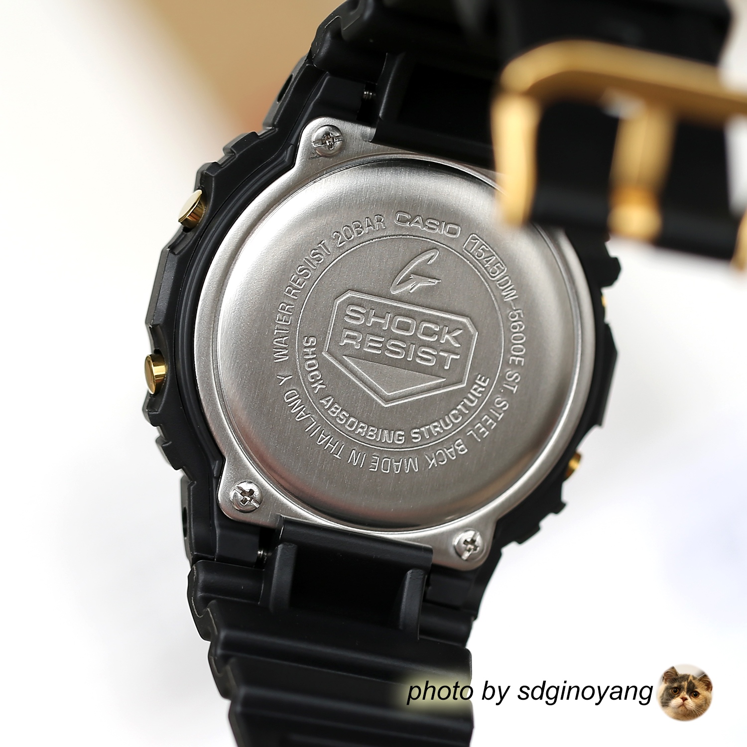 CASIO卡西欧G-SHOCK DW-5600EG-9 末代泰产1545机芯方块 全新现货 - 图2