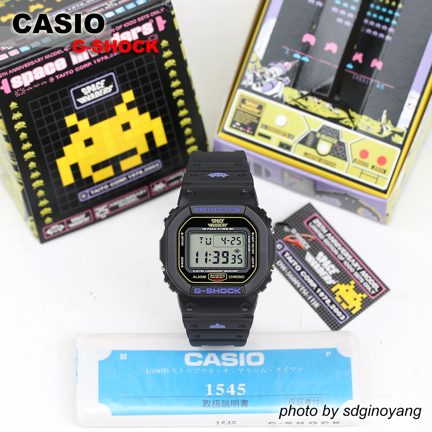 CASIO卡西欧G-SHOCK初代太空侵略者限定DW-5600VTSI-1TJR全新现货 - 图3