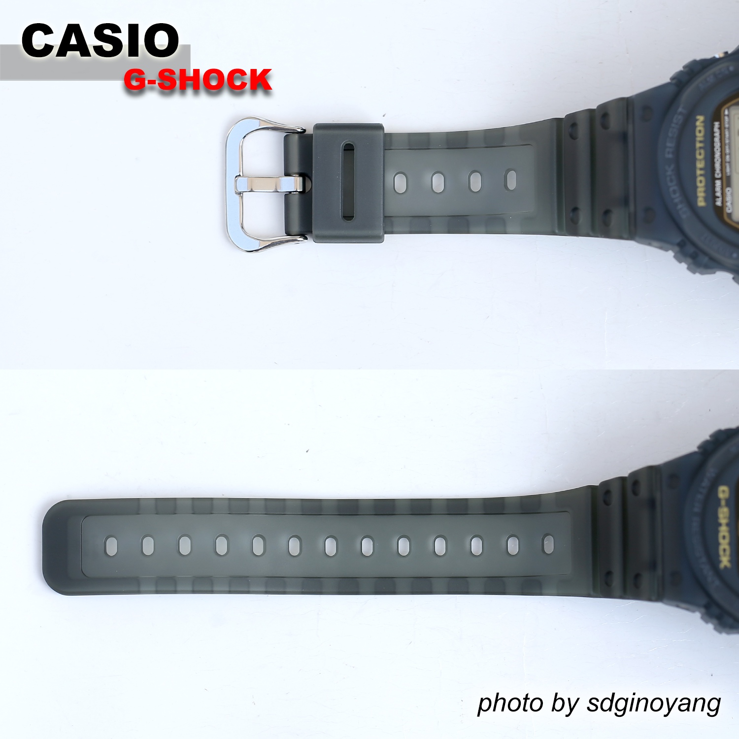 CASIO卡西欧G-SHOCK DW-5750SG-8JF圆方方块G-影子黑灰透全新现货 - 图2