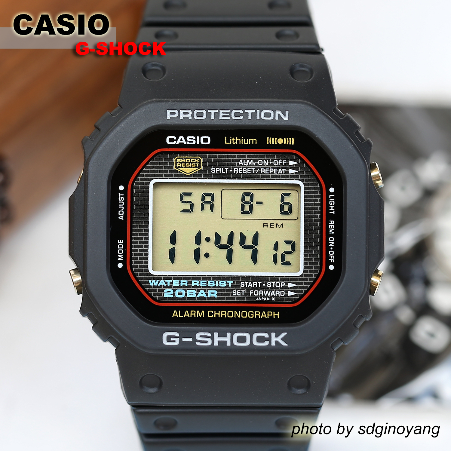 CASIO卡西欧G-SHOCK DW-1983-1初版10周年限定方块1993年全新现货 - 图0