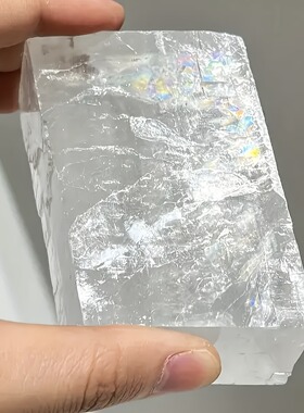 彩虹方解石冰洲石摆件