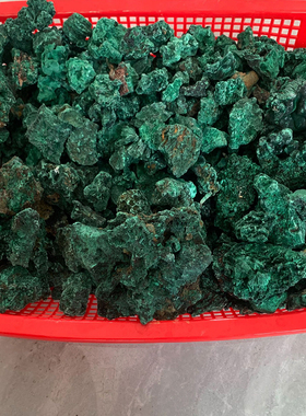 天然孔雀石原石标本奇石