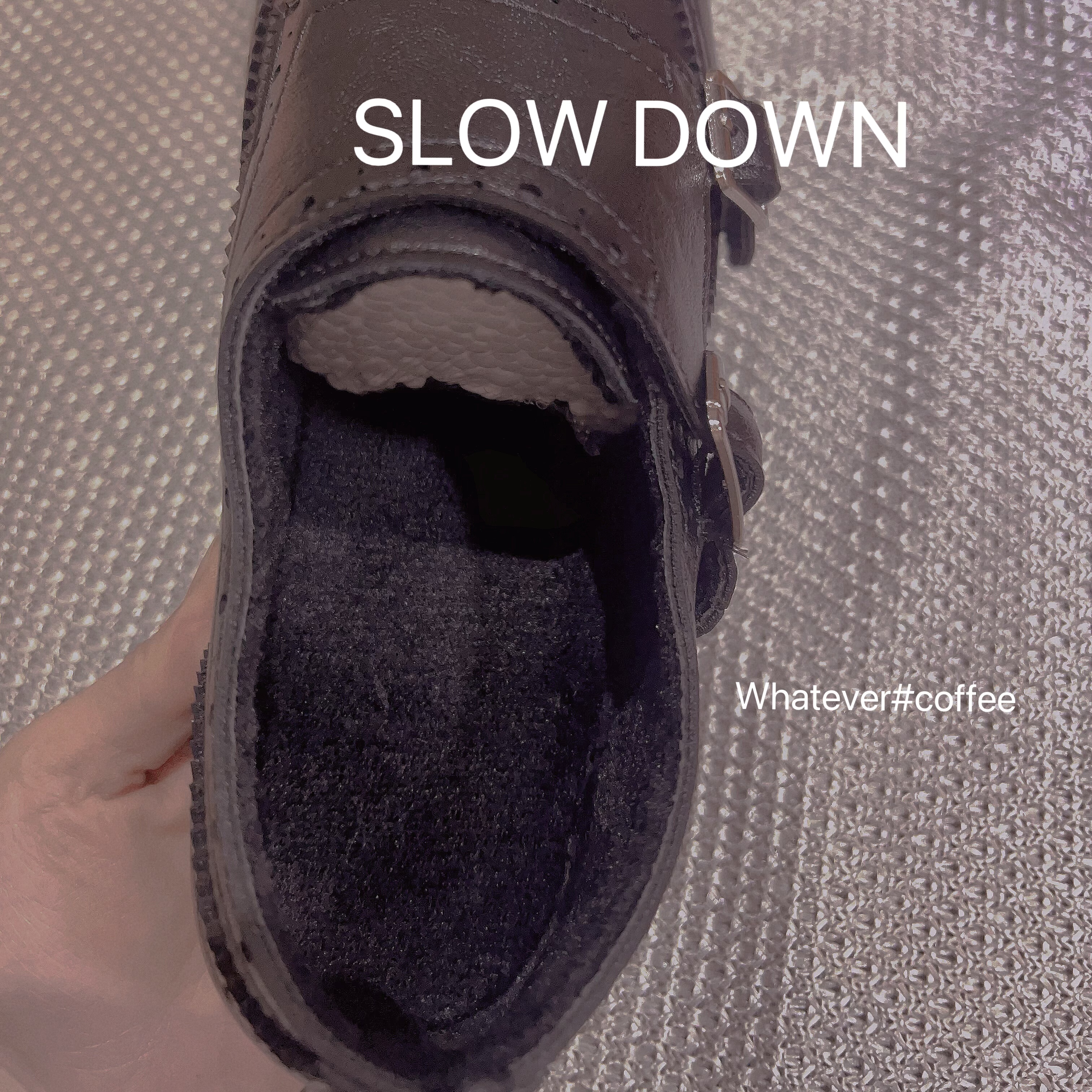 冬季新款金属扣加绒一脚蹬镂空英伦风平底深口单鞋时尚百搭单鞋,淘宝优惠券,粉丝福利购,淘宝优惠卷