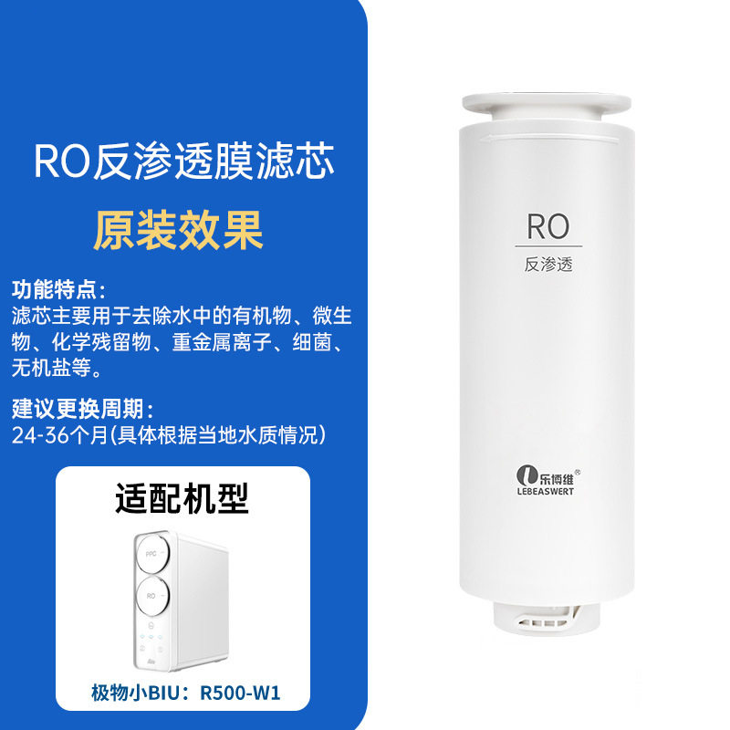 适配苏宁极物小Biu净水器滤芯R500-W1净水机全套替换滤芯