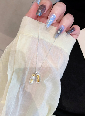 S925银古法银金刚杵银项链不褪色女神节送礼盒礼袋顺丰包邮3