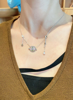 S925银珐琅福袋项链送礼盒礼袋圣诞新年春节礼物顺丰12