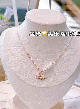 S925银小兔子银项链不褪色女神节送礼盒礼袋顺丰包邮4