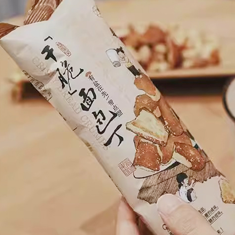 茶颜悦色面包丁香脆咸甜面包干脆酥糕点心海盐焦糖风味饼干小零食 - 图0