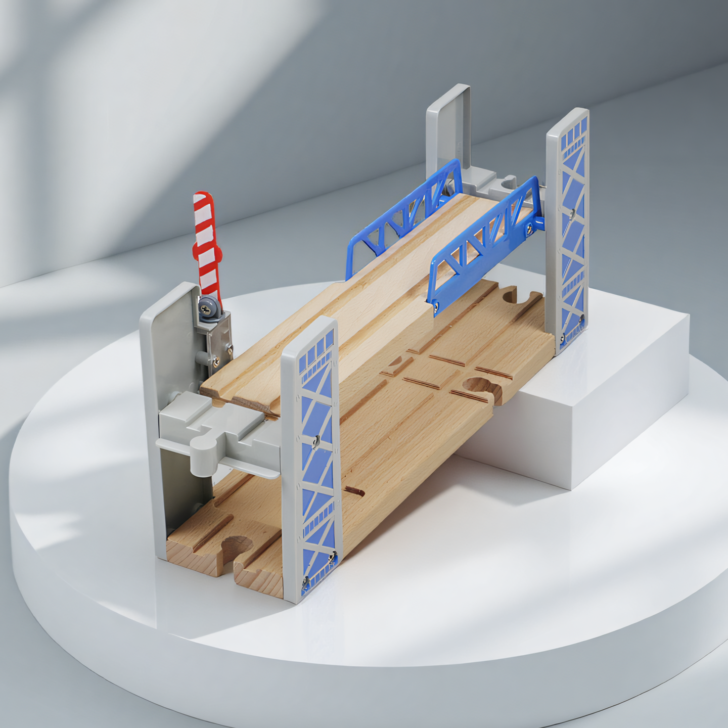 升降桥木头轨道火车玩具配件儿童木质轨道车木制榉木小火车积木男,淘宝优惠券,粉丝福利购,淘宝优惠卷