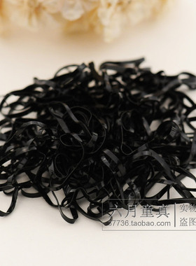 diy糖果色发圈橡皮筋头绳小辫子