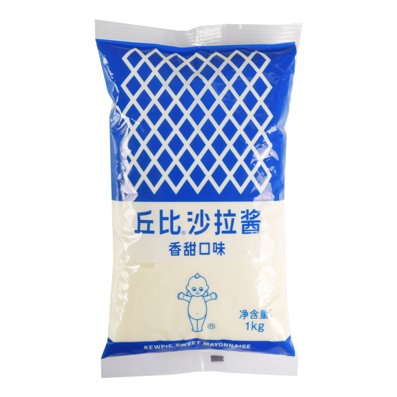 丘比香甜沙拉酱1kg*10袋整箱蔬菜水果色拉酱香甜味袋装包邮-图3