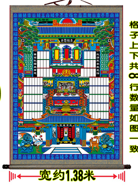 过年过节供奉老祖宗家谱族谱挂画