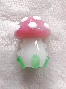 汪氏琉璃琉璃可爱小蘑菇饰品
