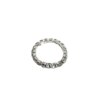 Classic versatile full-diamond elastic toe ring with high-end feel