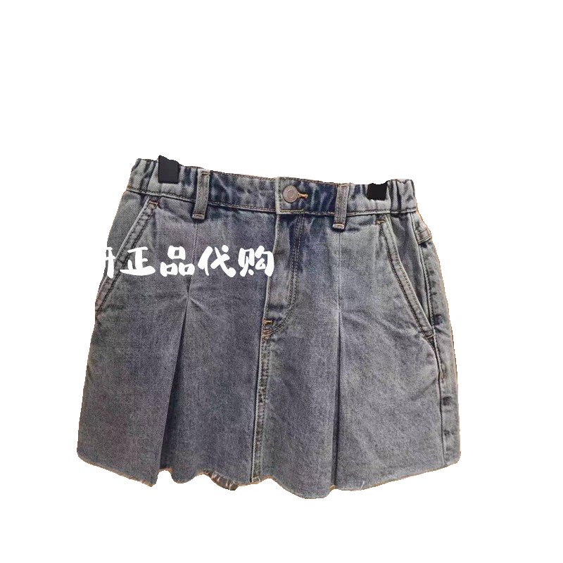 little moco专柜正品24年夏女童时尚牛仔裙裤短裤KBD2SOT043 - 图3