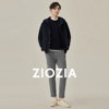 Ziozia urban fashionable cotton-feeling short trench coat