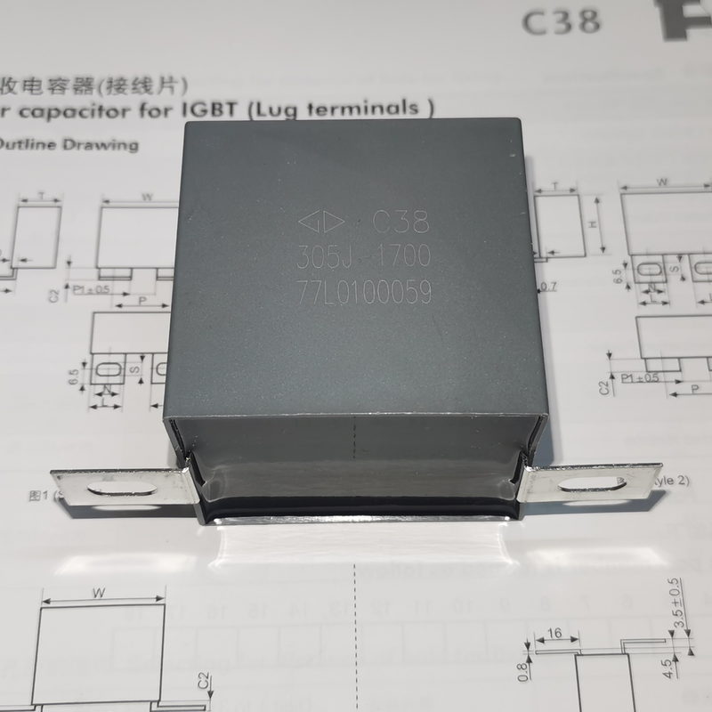 厦门 C387M305J03C000 C38 3UF1700V 高频高压IGBT吸收电容器 - 图0