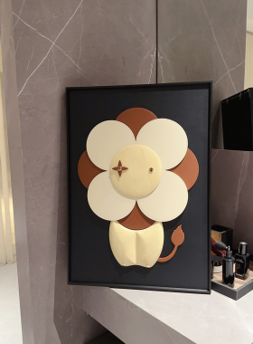 叙禾Su Hearth 轻奢立体拼贴挂画 玄关客厅卧室背景墙画装饰画