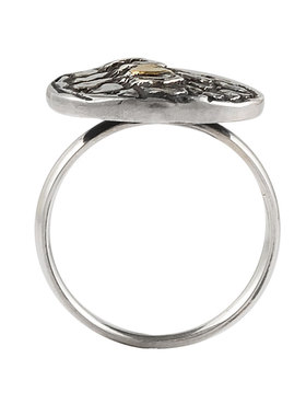 南风歌情侣S925原创小众对戒个性